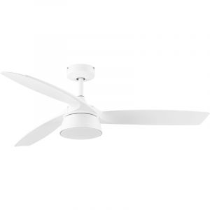 Lucci Air - Ventilateur de plafond dc Bronx Blanc avec led