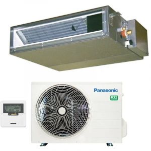 Panasonic Air Conditioner Ducted rèversible Low Pressure 21000 Btu CS-Z60UD3EAW + CU-Z60UBEA R-32 Wi-Fi Optional Class A+ with Wire Control Included