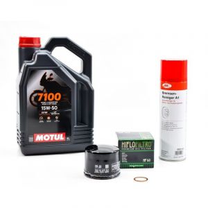 Kit Entretien Vidange pour BMW F 800 GS Adventure de 2013 &agrave; 2016 - MOTUL 7100 15W50 4L