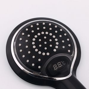 Pommeau De Douche,Pomme De Douche &agrave; Main LED 3 Couleurs,Affichage Num&eacute;rique de la Temp&eacute;rature,Pomme De Douche pour Salle De Bain,Lavage du Corps