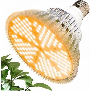 Lampe de Croissance 150W Lampe de Plante 120LED Lampe Horticole Sunlike Spectre Complet Lampe Plante Croissance E27 Led Pour Plante Interieur Serres