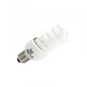 Ampoule Beghelli Compact Spiral 15W E27 Blanc Chaud