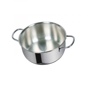 Casserole en inox 2 poign&eacute;es cm 26 Dune Metalsomma