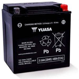 Yuasa - Batterie moto YIX30L-BS-PW 12V 30Ah