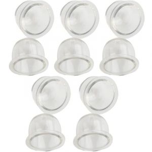 Lot de 10 ampoules d'amor&ccedil;age pour pompe &agrave; carburant pour tron&ccedil;onneuses, souffleurs, d&eacute;broussailleuses, carburateurs, diam&egrave;tre ext&eacute;rieur 19 mm/22 mm,