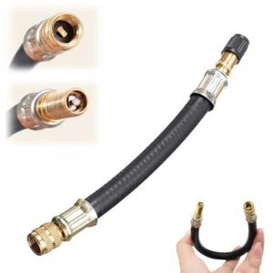 Rallonge de valve pour voiture, adaptateur pour valve de v&eacute;lo, rallonge de valve pour voiture, adaptateur de valve avec capuchon de valve universel