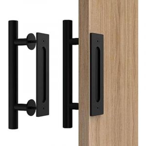 Ccykxa - 300&times;60&times;48) Poign&eacute;e de Porte Porte de Grange, Tirez la Poign&eacute;e pour le Garage, Poign&eacute;e de Porte Coulissante Vintage, Coulissante Poignee de