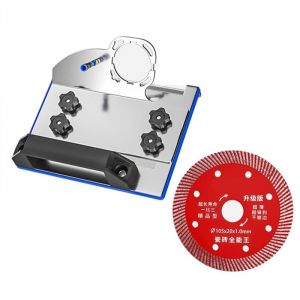 Support pour meuleuse d'angle pour coupe de carrelage à chanfrein à 45° - Support spécial, fixe et robuste