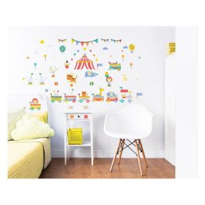 56 Stickers enfants Cirque Walltastic