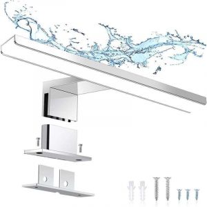 &Eacute;clairage miroir LED 2 en 1, &eacute;clairage salle de bain IP44, blanc neutre, &eacute;clairage coiffeuse, &eacute;clairage armoire 230 V, armoire &agrave; glace, &eacute;clairage