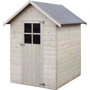 D&eacute;cor Et Jardin - Abri de jardin bois anetta 120x160 cm - Surface utile : 1,92 m&sup2; - &Eacute;paisseur 12 mm - Couleur : Naturel