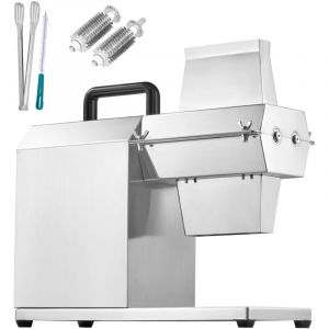 Mophorn Attendrisseur de viande commercial, machine &eacute;lectrique en acier inoxydable de 450 W, robuste avec poign&eacute;e, pince &agrave; viande et brosse de