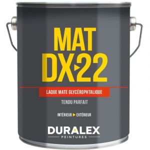 Duralex - Laque mate glycérophtalique dx 22 blanc 1L 105100207 - Blanc