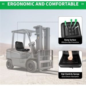 Si&egrave;ge de tracteur universel pour tracteur de tracteur, si&egrave;ge pour tondeuse autoport&eacute;e, tracteur de pelouse, mini pelleteuse, si&egrave;ge d'empileur, si&egrave;ge