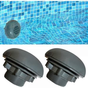 Cyslmuk - Vanne de entrée/Sortie pour Compatible avec Coleman, Intex, Bestway, Pompe de Filtre de Piscine Hors Sol, pièces de Rechange de Pompe de