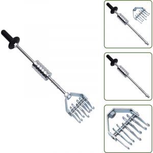 The Living Store Marteau &agrave; inertie &agrave; grilles multiples 65 cm Acier au carbone - Marteau &Agrave; Inertie - Outil De Carrosserie - Retrait De Bossages