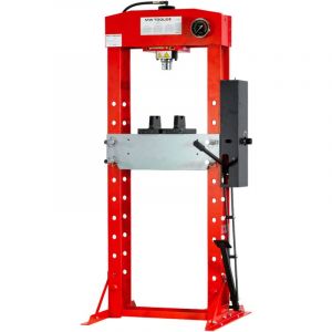 Mw Tools - Presse d'atelier hydraulique 30 t commande manuelle et au pied PH30