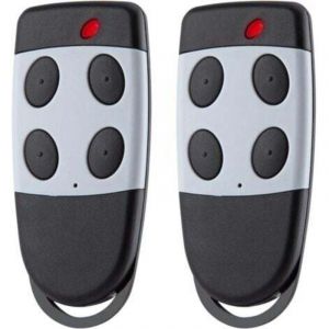 Lot de 2 t&eacute;l&eacute;commandes d'ouvre-porte de garage 433,92 MHz compatibles avec CARDIN S449 QZ4 et S449 QZ2