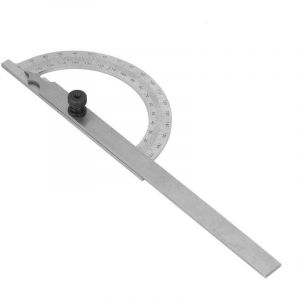 Rapporteur d'angle, D&eacute;tecteur d'angle de 180 degr&eacute;s, r&egrave;gle de mesure de la recherche d'angle rotatif de rapporteur d'angle au carbone en acier au