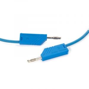 Cordon de mesure 4mm 50cm - bleu (mln-sil / 1) HM042050 RI1107