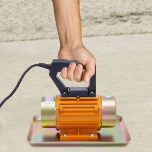 Compresseur de b&eacute;ton 250 W - Vibromasseur &agrave; plaques plates en b&eacute;ton - Moteur &eacute;lectrique - Moteur portatif - Truelle moteur en cuivre pur