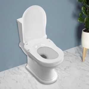 Abattant de WC avec fonction bidet - Si&egrave;ge de Bidet M&eacute;canique Abattant WC Japonais Cuvette Japonaise Bidet Toilette WC- G 1/2",Double Buses