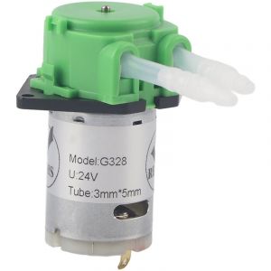 Pompe doseuse DIY, t&ecirc;te de Tube p&eacute;ristaltique pour analyse chimique en laboratoire d'aquarium (vert 24v 35)