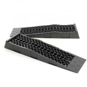 Wiltec 2x Rampe d'acc&egrave;s, 700x200x78 mm, extra-plate, plastique, 3 t, rampe d'acc&egrave;s voiture automobile pour voitures de sport et v&eacute;hicules surbaiss&eacute;s