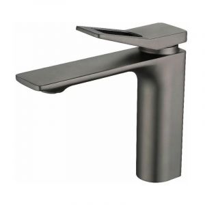 Robinet de lavabo ccykxa - Inox 304 brossé - Anticalcaire - Chaud et froid - Grey