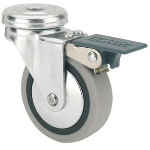 Rueda dom&eacute;stica ALEX serie B soporte con freno - talla