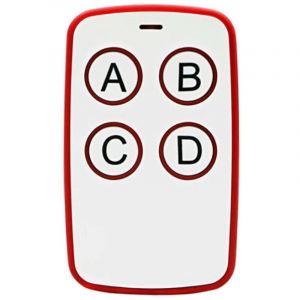 Telecommande Universelle Portail, Telecommande Garage Universelle sans Fil, Bip Portail Universelle Compatible 433MHz Rolling Code à 4 Boutons pour