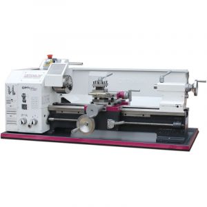 Tour à métaux d'établi hauteur des pointes 140 mm entre-pointes 700 mm alésage 26 mm 0,85 kW 230V 6 vitesses Optiturn TU2807 230V