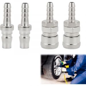 Rapide Air Comprimé,Pneumatique d'Air Kit Compresseur,Embout Pneumatique Embout,8mm Raccord Rapide Pneumatique Coupleur,Tuyau Air Comprimé du