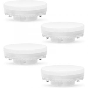 Ampoule GX53 LED 7W 3000K,Blanc Chaud,Non Dimmable Gx53 Eclairage,Pas de Scintillement,Remplace 50W Ampoules Halogènes GX5.3 ou CFL 9W 13W