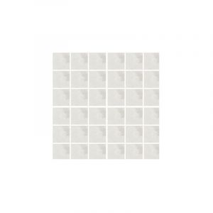 Carrelage gr&egrave;s c&eacute;rame effet m&eacute;tal Mood Mosa&iuml;que 5x5 cm Blanc - Naturel - bo&icirc;te de 0.71 m2 - Mosa&iuml;que 5x5 cm Blanc - bo&icirc;te de 0.71 m2 - Mosa&iuml;que 5x5 c
