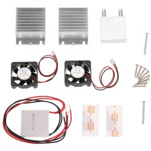 Kit de bricolage Thermoélectrique Peltier Refroidisseur Réfrigération Système de refroidissement Dissipateur de chaleur Module de conduction + 2