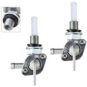 Lot de 2 M10 x 1.25 Robinet de Réservoir d'Essence groupe électrogène à essence, Pompe à Essence Valve de Commutateur de Carburant de Réservoir de