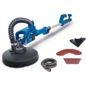 [JAMAIS UTILIS&Eacute;] Scheppach Ponceuse Mur & Plafond DS930 - 710 W - Plateau de pon&ccedil;age &Oslash;215 mm - T&eacute;lescopique - T&ecirc;te circulaire ou triangulaire - 4m de