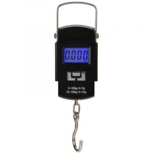 P&egrave;se Bagage 50kg Balance de Peche Num&eacute;rique Portable Peson pour P&ecirc;che, Pese Valise, Voyage, Usage Domestique