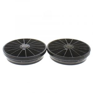 Filtre charbon par 2 ACM14 35602057 pour Hotte aya, bluesky Candy elitair, far, francia, hygena, rosieres, tecnowind, valberg