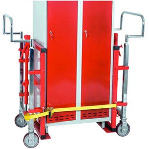 Diable elevateur hydraulique - Par jeu de 2 - Charge max 1800kg - Dimensions plateau de charge : 600x60mm - 1951049518