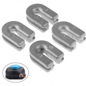 Lot de 4 Oeillets pour Tête de Débroussailleuse Compatible avec Husqvarna T45X T25 T35 T35X,Tête de Débroussailleuse à œillets pour Outils