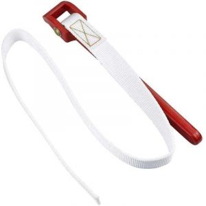 Cl&eacute; &agrave; Sangle Universel Cl&eacute; &agrave; Sangle en Caoutchouc Sangle de Filtre &agrave; Huile de 85CM Cl&eacute; pour Ouvre-Bocal Tracteur Filtre &agrave; Huile Pomme de Douche