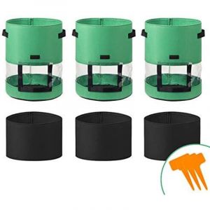 [JAMAIS UTILIS&Eacute;]Sac Pomme De Terre Culture, Sac De Plantation Jardin, Bac Potager Exterieur, Terreau Plante Int&eacute;rieur Rempotage Potager Balcon Fruit