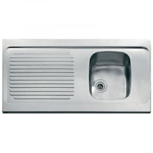 Franke - jamais utilise] Évier de Cuisine Inox à Poser spx man 711-1200 Monocuve Avec Égouttoir 1200x600mm - 103.0701.606