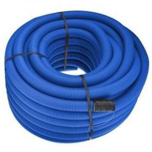 50 x TUYAU EN POLY&Eacute;THYL&Egrave;NE ONDUL&Eacute; &Agrave; DOUBLE PAROI BLEU Dimensions : diam&egrave;tre 125