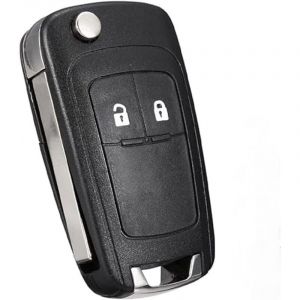 2 Boutons Coque de Cl&eacute; Compatible avec Opel Astra Insignia Meriva Mokka Zafira Adam und Chevrolet Cruze Aveo Matiz Captiva Spark Trax Orlando