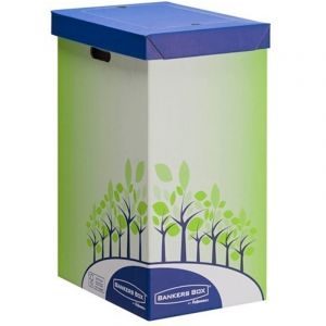 Fellowes - Carton corbeille Tri Selectif grand format - Lot de 2