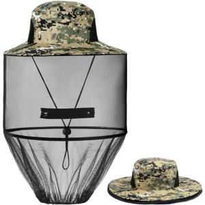 AHLSEN Chapeau à moustiquaire, Chapeau d'apiculteur Chapeau Anti-moustiques, Chapeau d'apiculteur avec Voile, pour Chapeau de Protection pour de