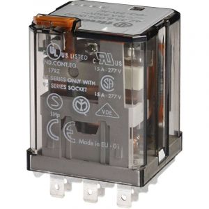 62.33.8.230.4040 Relais enfichable 230 v/ac 16 a 3 inverseurs (rt) 1 pc(s) Y528233 - Finder